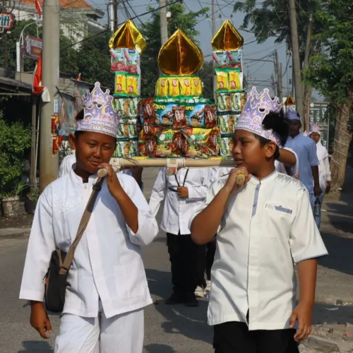 Semarak Pawai Cinta Rasul 1448 H, Tumbuhkan Cinta Nabi dan Karakter Islami Siswa SD Mukrida